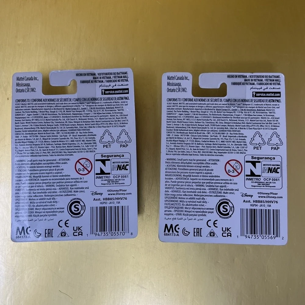 Disney Toy Story Buzz Lightyear & Woody Cake Toppers Mattel Micro Figures 3